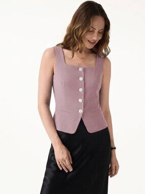 Stretch Ponte Waistcoat